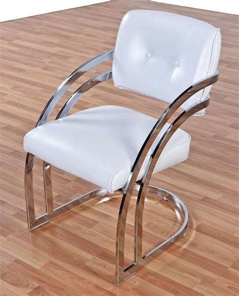 leather and chrome dining chairs|Chrome Dining Room Chairs